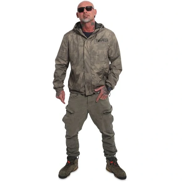 Yakuza pánská větrová bunda ROCKSTARZ WB 24059 Grape Leaf