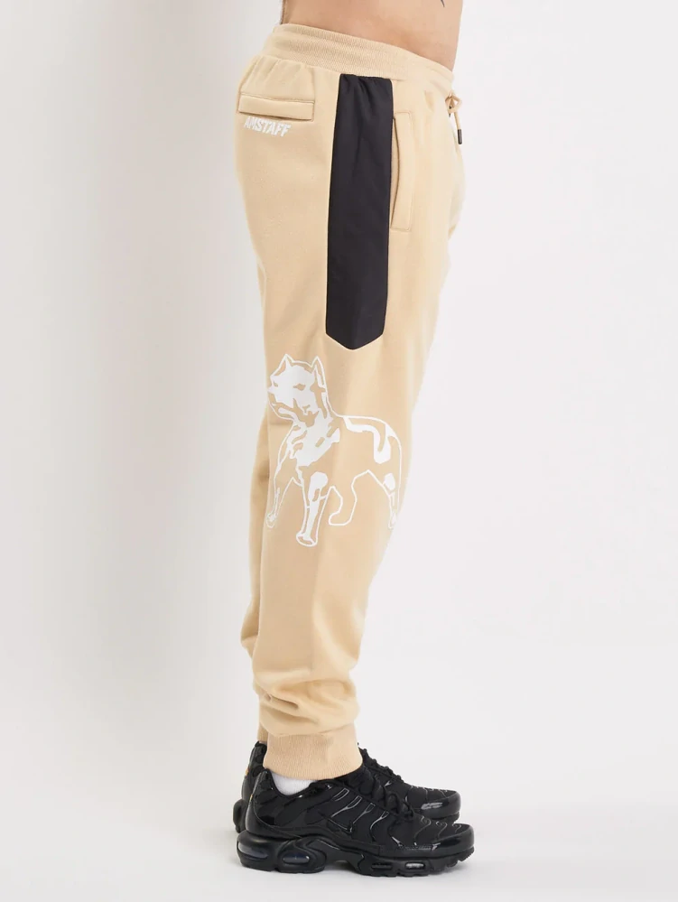 Amstaff pánské tepláky Weldon Beige