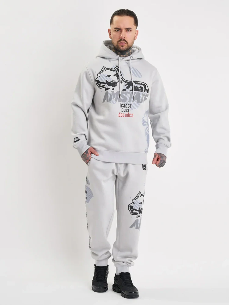 Amstaff Pánská Mikina Milian Hoodie Stone