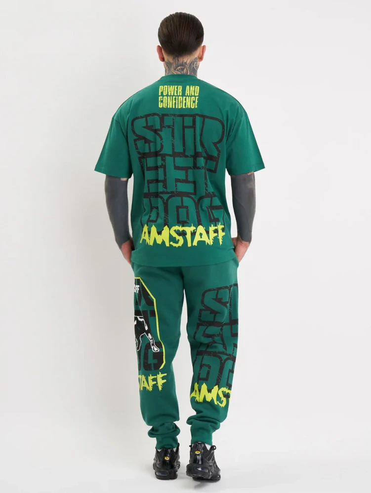 Amstaff pánské tričko Solinor Green