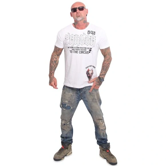 Yakuza pánské tričko BLAME REGULAR TSB 26003 White