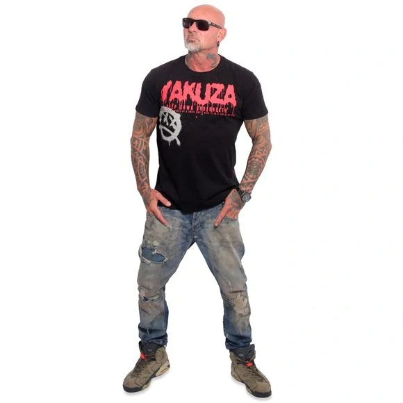 Yakuza pánské tričko DEEP DOWN REGULAR TSB 26046 Black