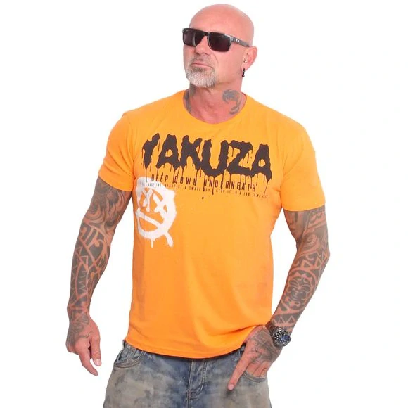 Yakuza pánské tričko DEEP DOWN REGULAR TSB 26046 Orange