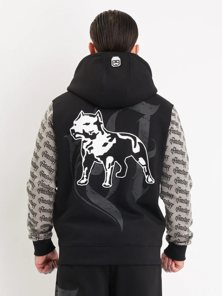 Amstaff Pánská Souprava Varek Zip Black/Grey