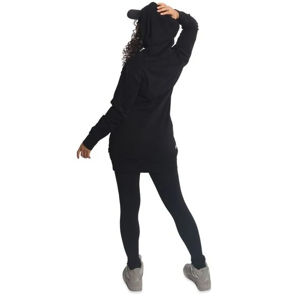 Yakuza dámské mikinové šaty PORCELAIN GKB 26124 Black