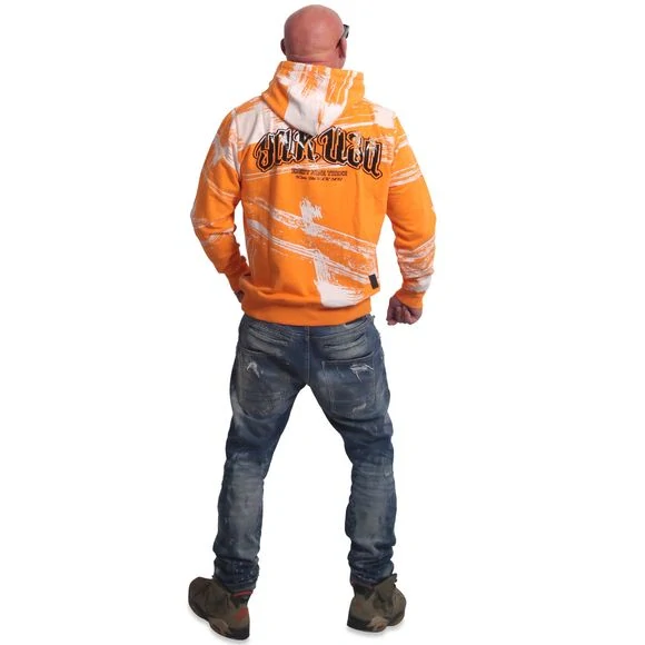 Yakuza pánská mikina CARE HOB 27024 Orange Popsicle