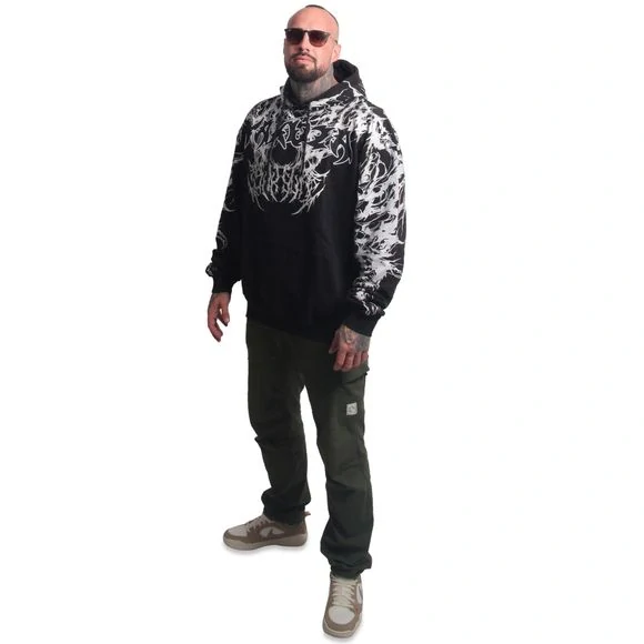 Yakuza pánská mikina OVERSIZED REIGNZ HOB 27028 Black