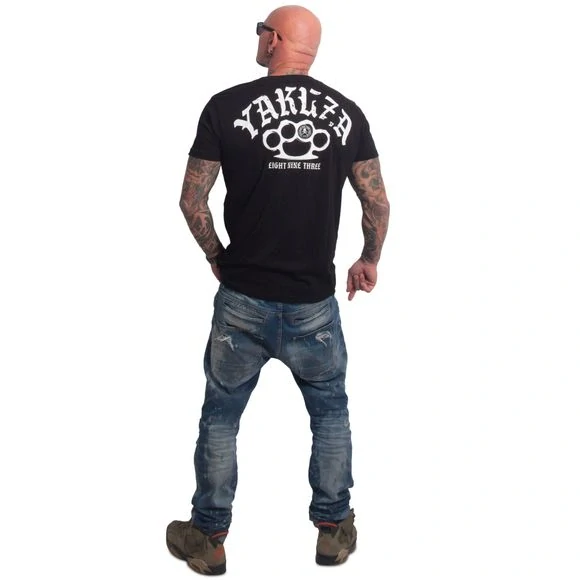 Yakuza pánské tričko CRUSHER REGULAR TSB 27041 Black