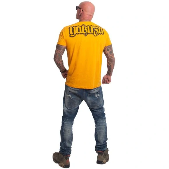 Yakuza pánské tričko BLACKS REGULAR TSB 27043 Orange