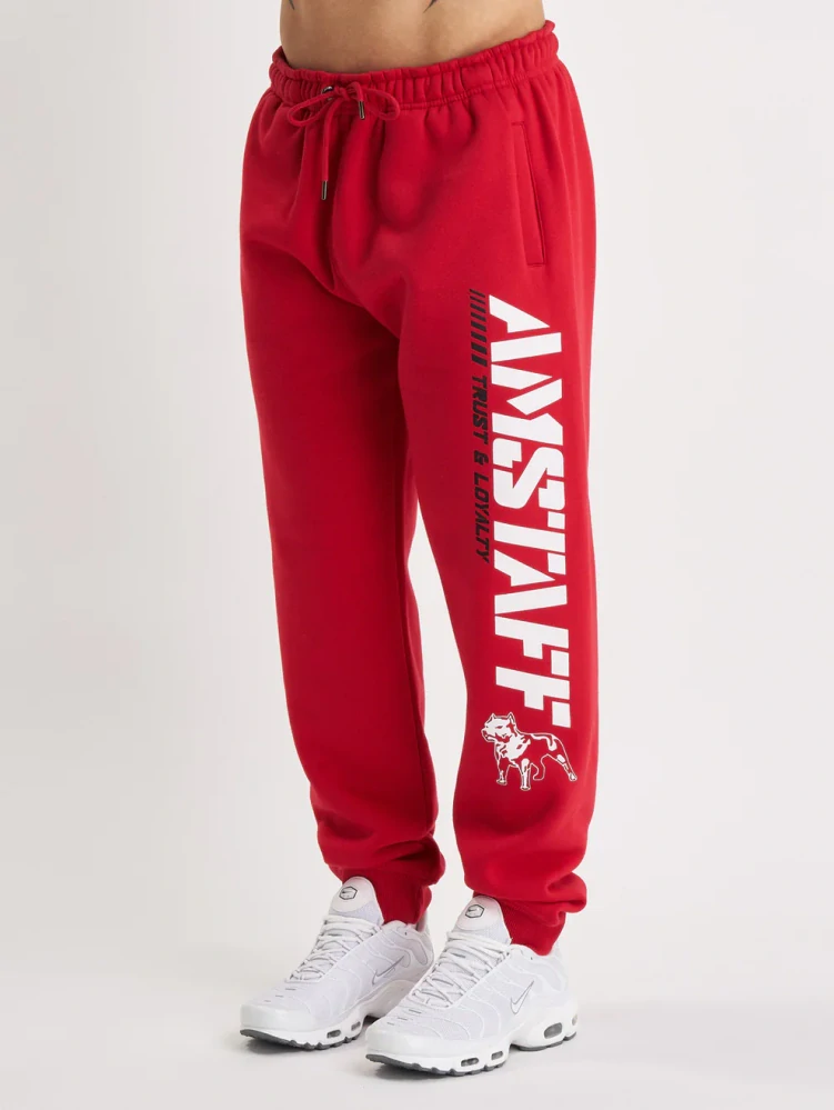 Amstaff Pánská Souprava Logo 2.0 Zip Hoodie Red/White