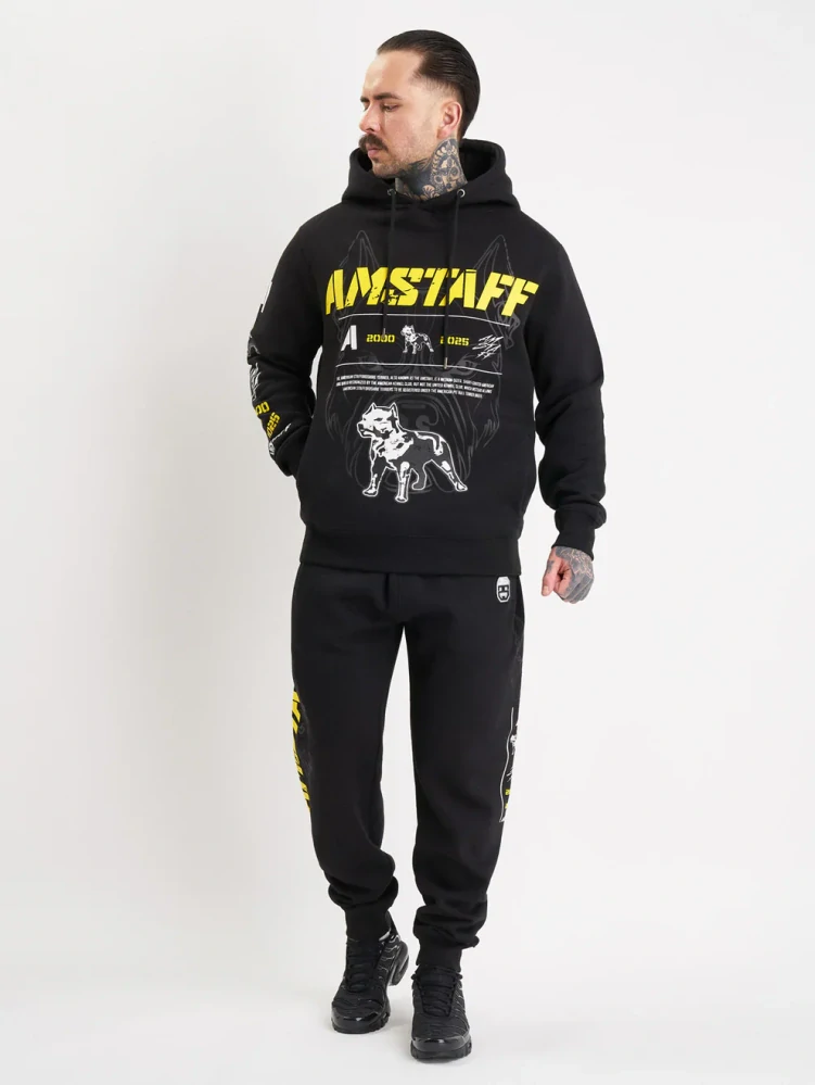 Amstaff Pánská Mikina Riven Hoodie Black
