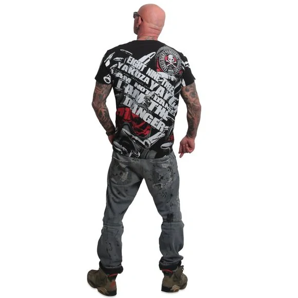 Yakuza pánské tričko DANGER TSB 28008 Black