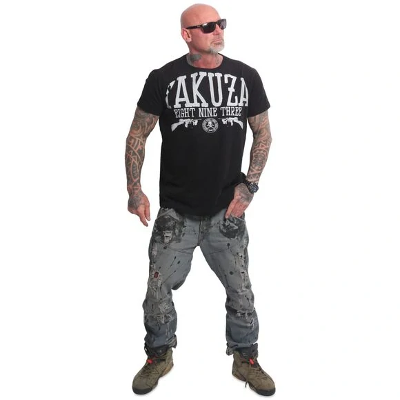 Yakuza pánské tričko GOOD MONEY TSB 28017 Black