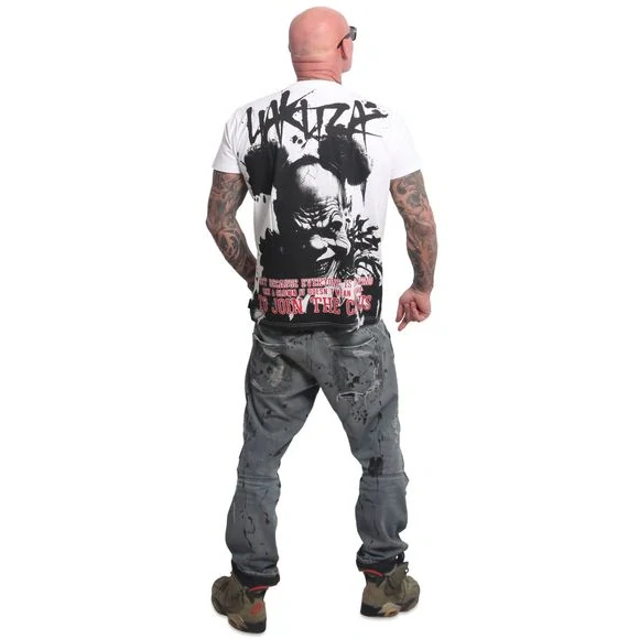 Yakuza pánské tričko CLOWN TSB 28015 White