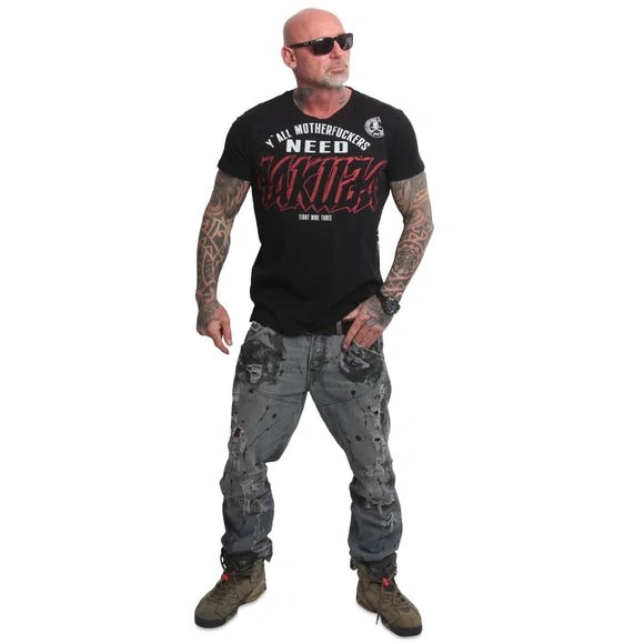 Yakuza pánské tričko NAILED TSB 28012 Black