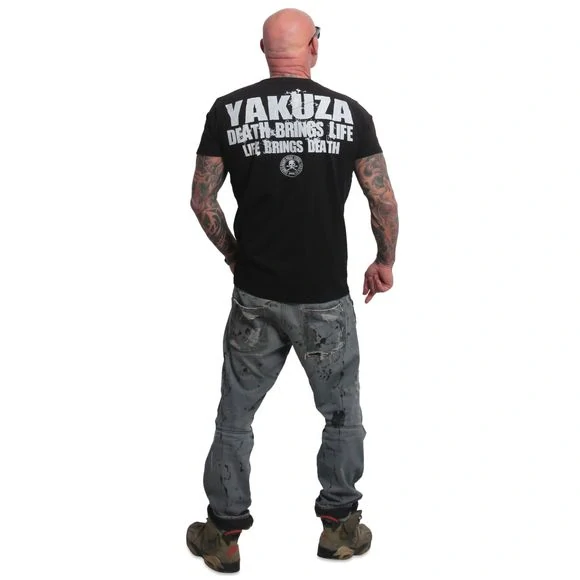Yakuza pánské tričko DEATH LIFE TSB 28010 Black