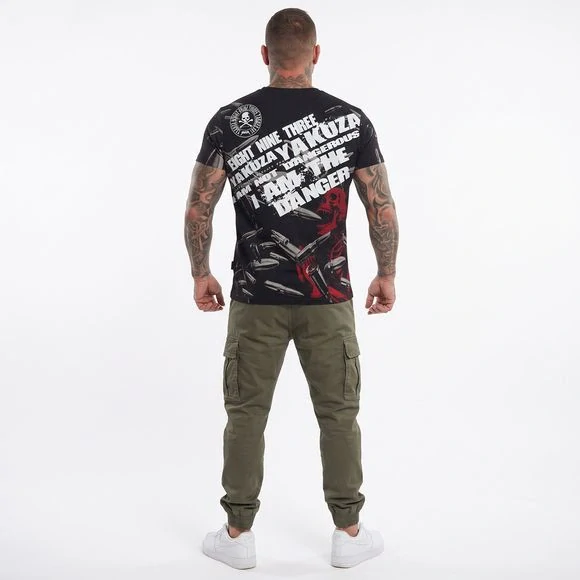 Yakuza pánské tričko DANGER TSB 29013 Black