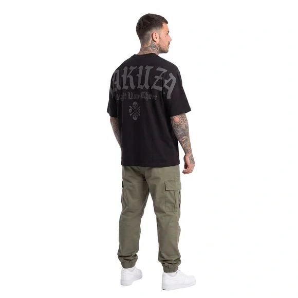 Yakuza pánské tričko 3RD OVERSIZED TSB 29023 Black