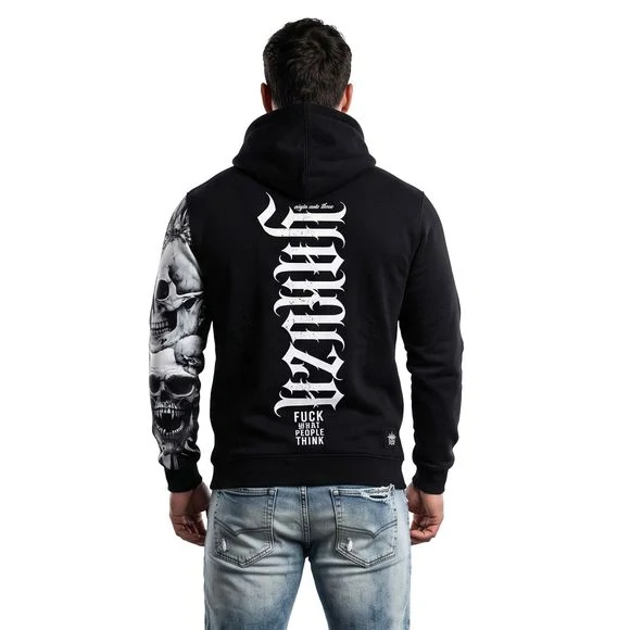 Yakuza pánská mikina SKULL STACK HZB 29005 Black