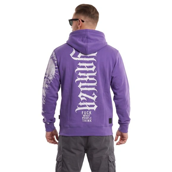 Yakuza pánská mikina SKULL STACK HOB 29004 Prism Violet
