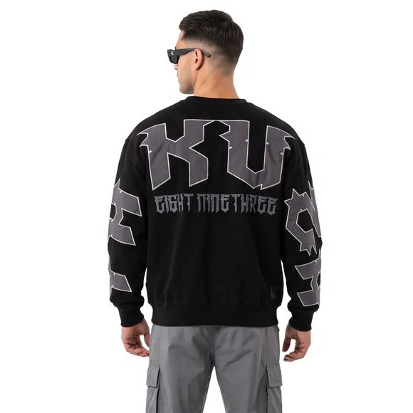 Yakuza mikina 3RD OVERSIZED PB 29009 Black