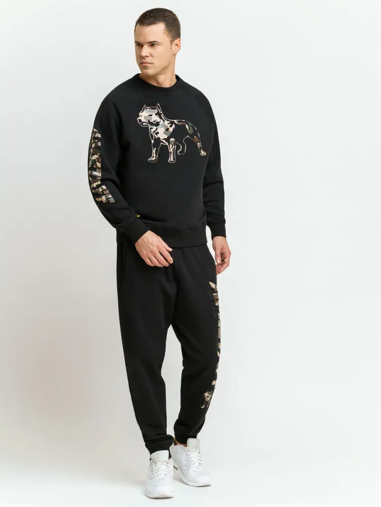 Amstaff Mikina Logo 2.0 Sweater Black/Camo