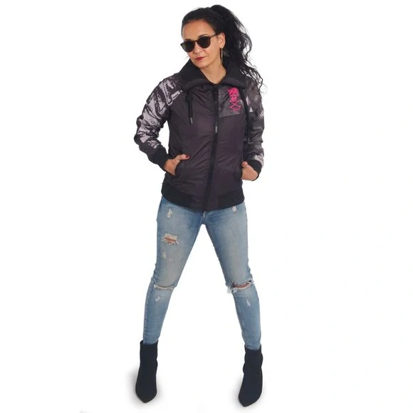 Yakuza dámská větrová bunda SKULL DIARY TURTLE GJB 20103 Black