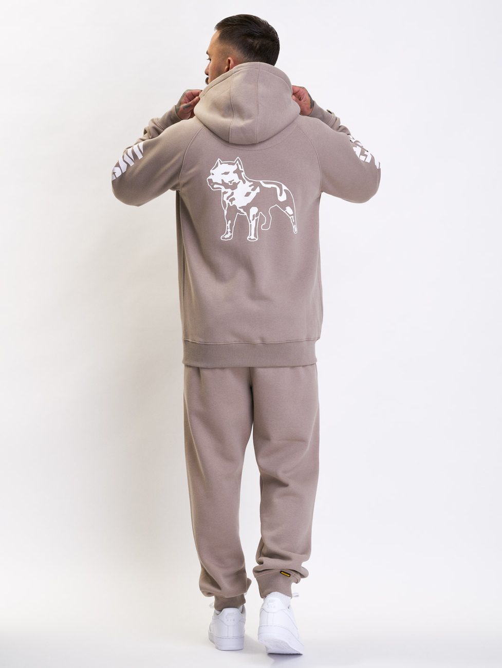 Amstaff Mikina Logo 2.0 Ziphoody Braun