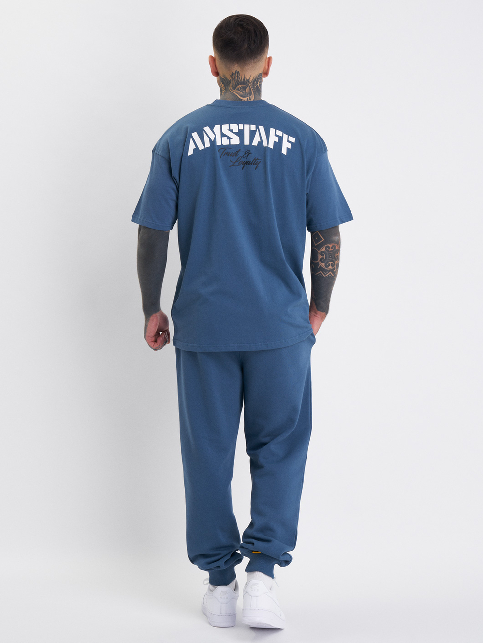 Amstaff tričko Logo 2.0 Blue