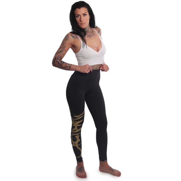 Yakuza dámské legíny TAG TRAIN LEB 23146 Black