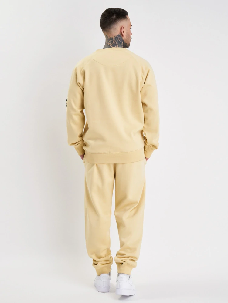 Amstaff Mikina Logo 2.0 Sweater Vanilla Cream