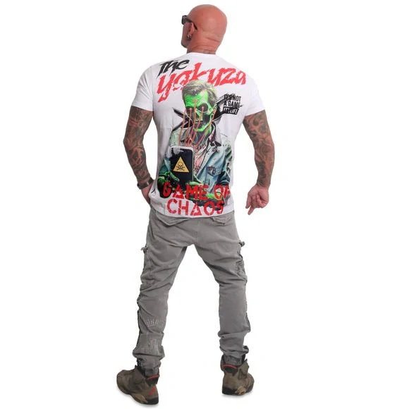 Yakuza pánské tričko CHAOS REGULAR TSB 25033 White