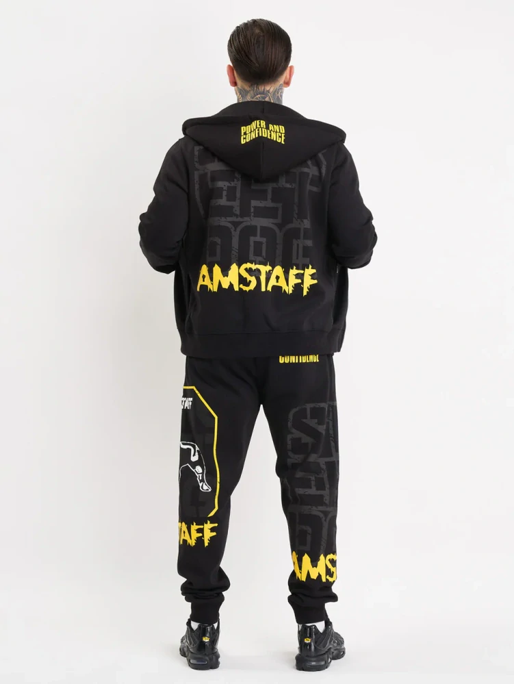 Amstaff Pánská Mikina Solinor Zip Black 