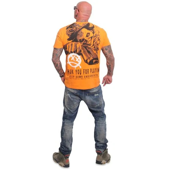 Yakuza pánské tričko DEEP DOWN REGULAR TSB 26046 Orange