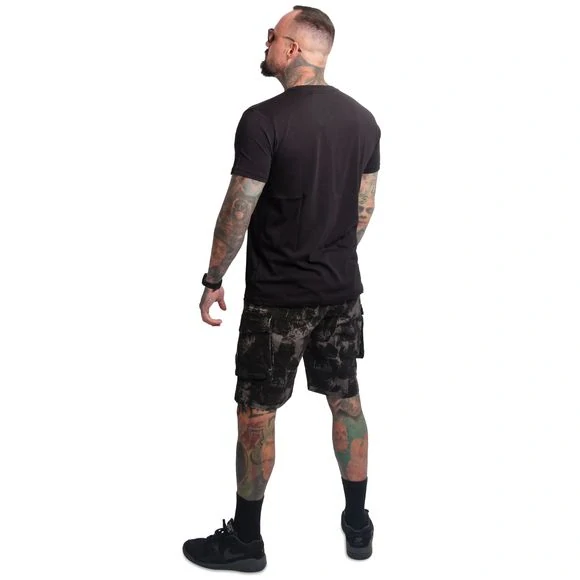 Yakuza Cargo šortky ROCKSTARZ CSB 25047 Black