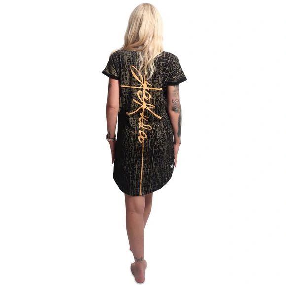 Yakuza dámské šaty PRAY GKB 26121 Black