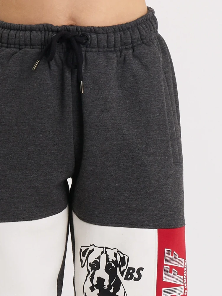 BabySTAFF tepláky Nela White/Grey