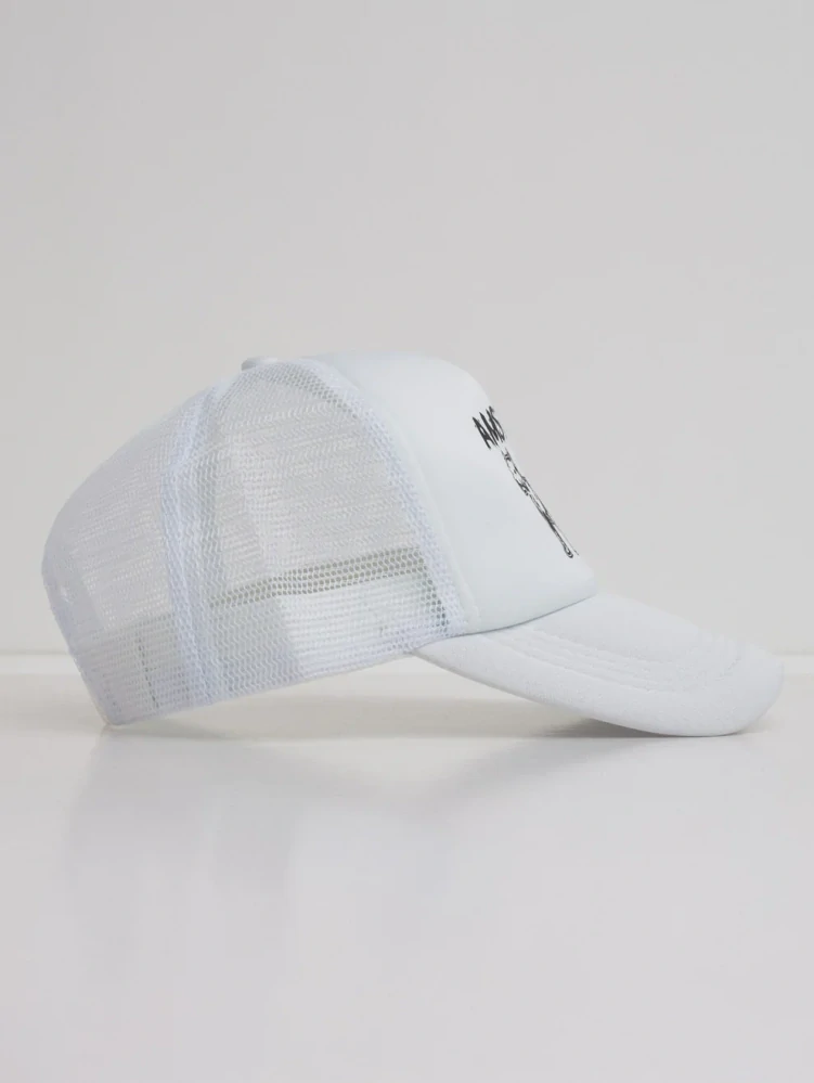 Amstaff čepice Logo Mesh Cap White