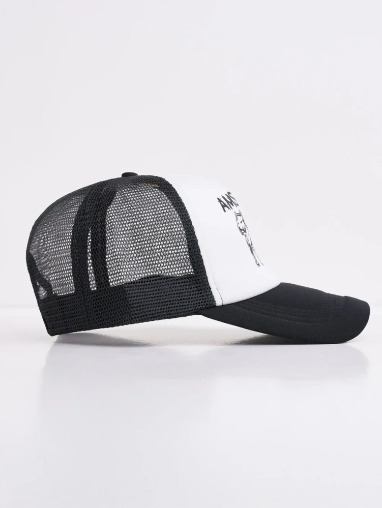 Amstaff čepice Logo Mesh Cap Black/White