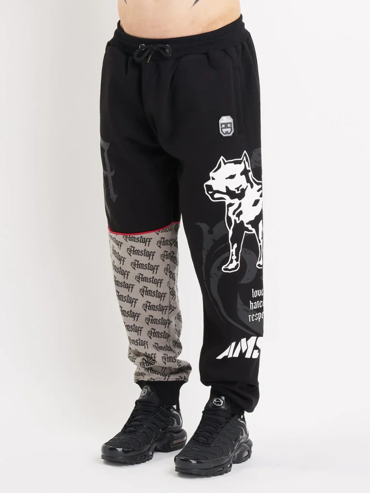 Amstaff Pánská Souprava Varek Zip Black/Grey