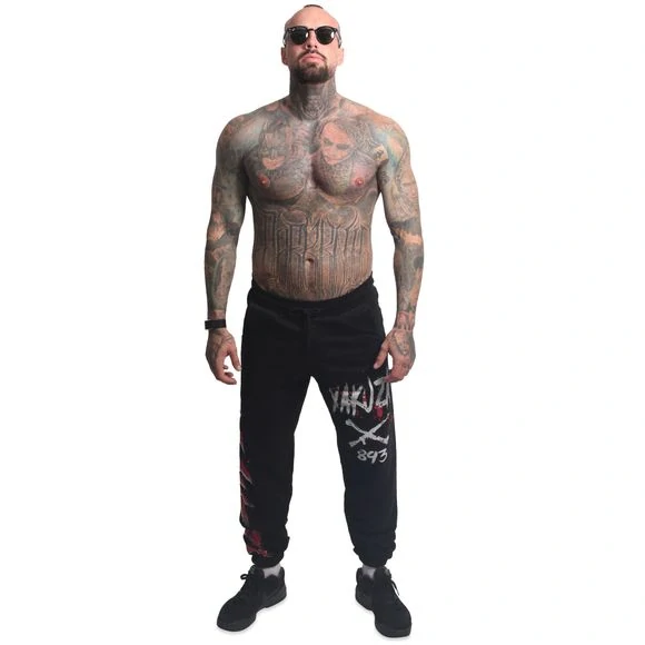 Yakuza tepláky GANGSTA JOB 26057 Black