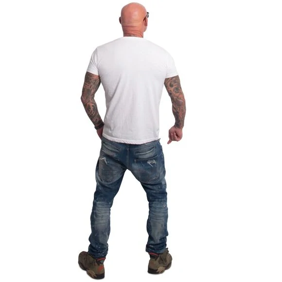 Yakuza pánské tričko PLAIN REGULAR TSB 25048 White