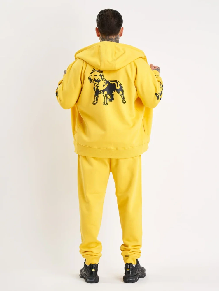 Amstaff Mikina Logo 2.0 Ziphoody Yellow/Black