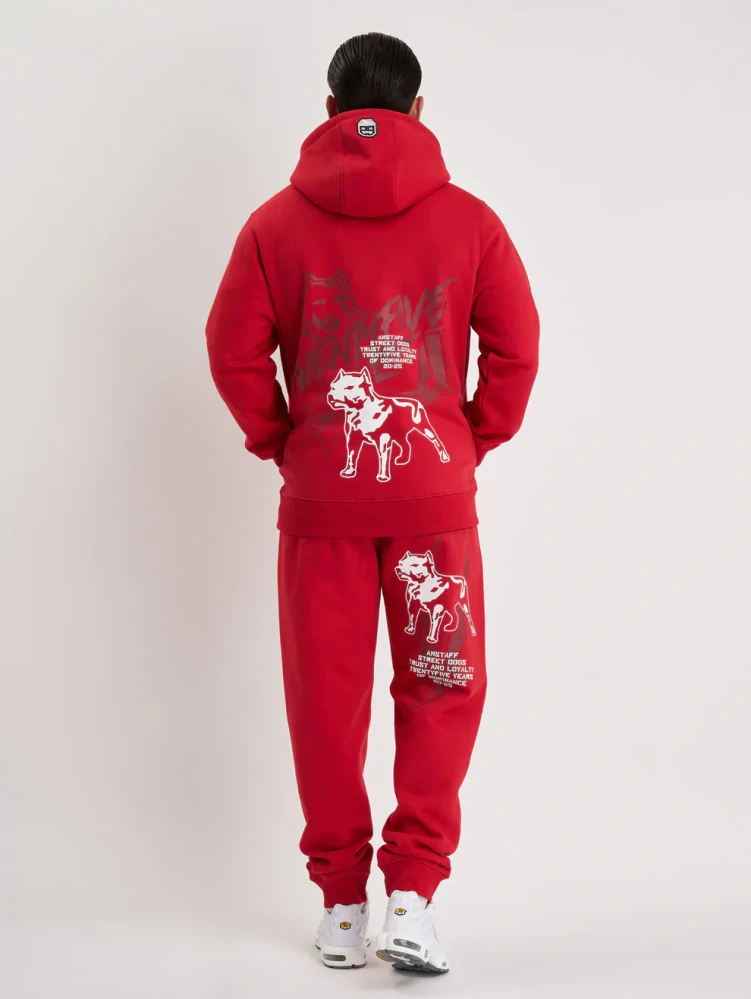 Amstaff Pánská Mikina Narek Hoodie Red