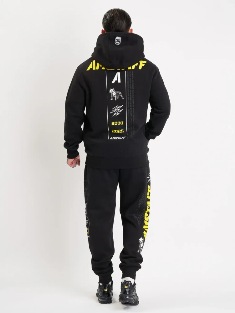 Amstaff Pánská Mikina Riven Hoodie Black