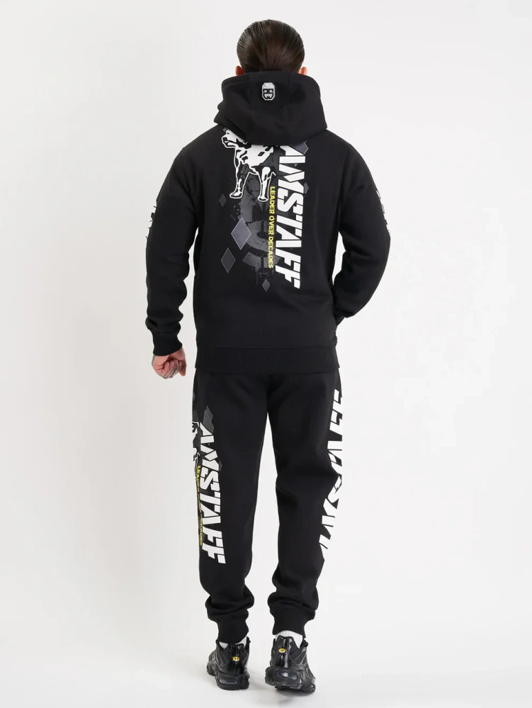 Amstaff Pánská Mikina Grom Hoodie Black