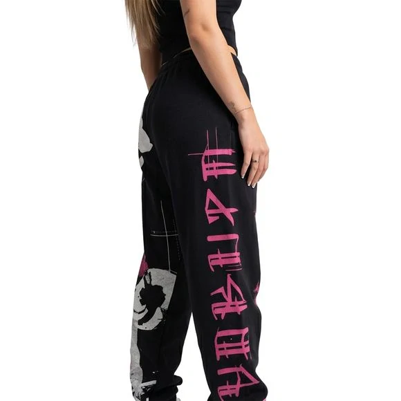 Yakuza dámské tepláky FLOWERS GJOB 28123 Black