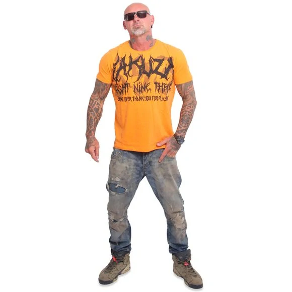 Yakuza pánské tričko PEST REGULAR TSB 26019 Orange