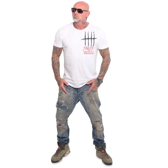Yakuza pánské tričko DISGUISED REGULAR TSB 26013 White
