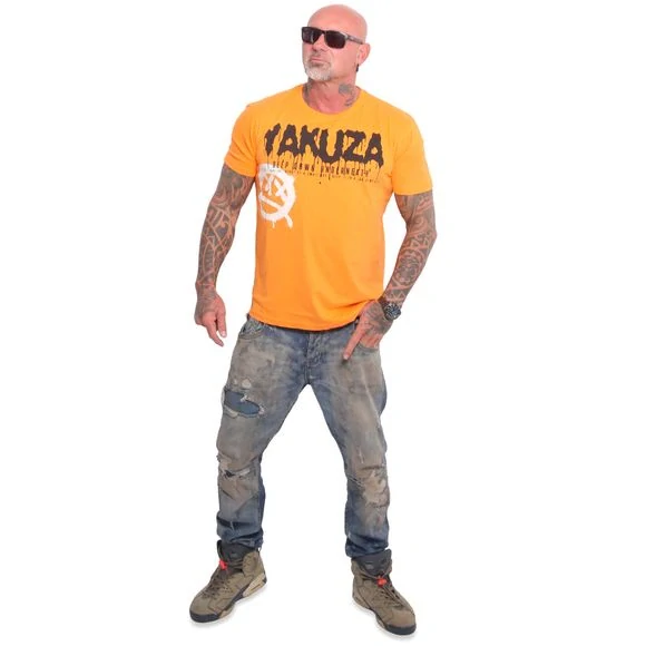 Yakuza pánské tričko DEEP DOWN REGULAR TSB 26046 Orange